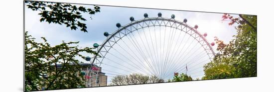 The Millennium Wheel View - UK Landscape - London - UK - England - United Kingdom - Europe-Philippe Hugonnard-Mounted Photographic Print