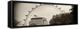 The Millennium Wheel View - UK Landscape - London - UK - England - United Kingdom - Europe-Philippe Hugonnard-Framed Stretched Canvas