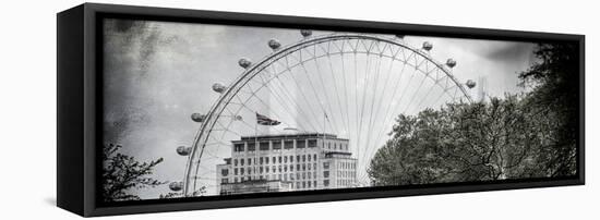 The Millennium Wheel View - UK Landscape - London - UK - England - United Kingdom - Europe-Philippe Hugonnard-Framed Stretched Canvas