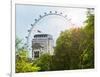 The Millennium Wheel View - UK Landscape - London - UK - England - United Kingdom - Europe-Philippe Hugonnard-Framed Art Print