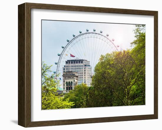 The Millennium Wheel View - UK Landscape - London - UK - England - United Kingdom - Europe-Philippe Hugonnard-Framed Art Print