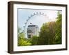 The Millennium Wheel View - UK Landscape - London - UK - England - United Kingdom - Europe-Philippe Hugonnard-Framed Art Print