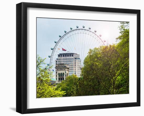 The Millennium Wheel View - UK Landscape - London - UK - England - United Kingdom - Europe-Philippe Hugonnard-Framed Art Print