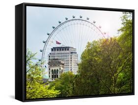 The Millennium Wheel View - UK Landscape - London - UK - England - United Kingdom - Europe-Philippe Hugonnard-Framed Stretched Canvas