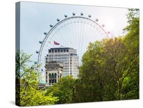 The Millennium Wheel View - UK Landscape - London - UK - England - United Kingdom - Europe-Philippe Hugonnard-Stretched Canvas