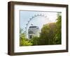 The Millennium Wheel View - UK Landscape - London - UK - England - United Kingdom - Europe-Philippe Hugonnard-Framed Art Print