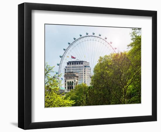 The Millennium Wheel View - UK Landscape - London - UK - England - United Kingdom - Europe-Philippe Hugonnard-Framed Art Print