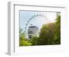 The Millennium Wheel View - UK Landscape - London - UK - England - United Kingdom - Europe-Philippe Hugonnard-Framed Art Print