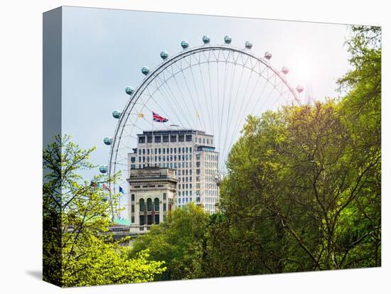 The Millennium Wheel View - UK Landscape - London - UK - England - United Kingdom - Europe-Philippe Hugonnard-Stretched Canvas