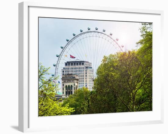 The Millennium Wheel View - UK Landscape - London - UK - England - United Kingdom - Europe-Philippe Hugonnard-Framed Art Print