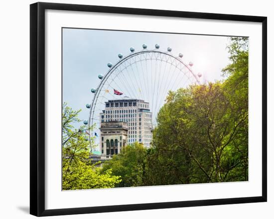 The Millennium Wheel View - UK Landscape - London - UK - England - United Kingdom - Europe-Philippe Hugonnard-Framed Art Print