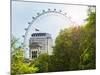 The Millennium Wheel View - UK Landscape - London - UK - England - United Kingdom - Europe-Philippe Hugonnard-Mounted Art Print