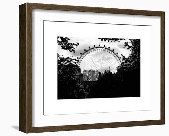 The Millennium Wheel View - UK Landscape - London - UK - England - United Kingdom - Europe-Philippe Hugonnard-Framed Art Print