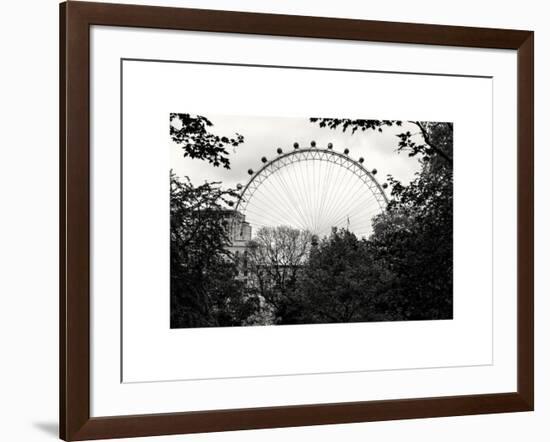 The Millennium Wheel View - UK Landscape - London - UK - England - United Kingdom - Europe-Philippe Hugonnard-Framed Art Print