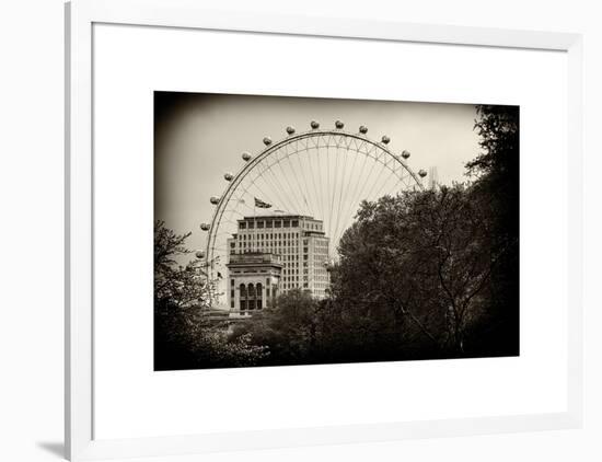 The Millennium Wheel View - UK Landscape - London - UK - England - United Kingdom - Europe-Philippe Hugonnard-Framed Art Print