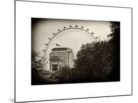 The Millennium Wheel View - UK Landscape - London - UK - England - United Kingdom - Europe-Philippe Hugonnard-Mounted Art Print