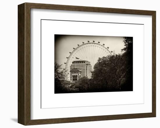 The Millennium Wheel View - UK Landscape - London - UK - England - United Kingdom - Europe-Philippe Hugonnard-Framed Art Print