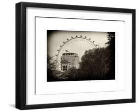 The Millennium Wheel View - UK Landscape - London - UK - England - United Kingdom - Europe-Philippe Hugonnard-Framed Art Print