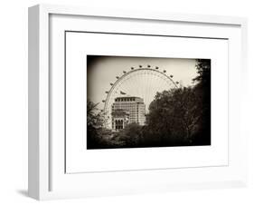 The Millennium Wheel View - UK Landscape - London - UK - England - United Kingdom - Europe-Philippe Hugonnard-Framed Art Print