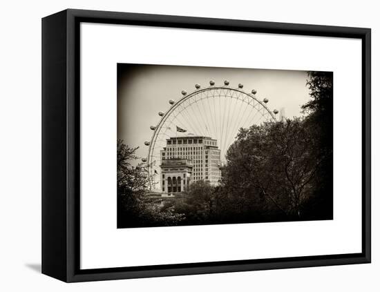 The Millennium Wheel View - UK Landscape - London - UK - England - United Kingdom - Europe-Philippe Hugonnard-Framed Stretched Canvas