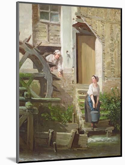 The Miller and His Sweetheart-Prudent Louis Leray-Mounted Giclee Print