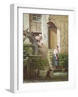 The Miller and His Sweetheart-Prudent Louis Leray-Framed Giclee Print