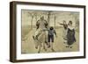 The Miller, His Son and the Donkey-Ferdinand Hodler-Framed Giclee Print