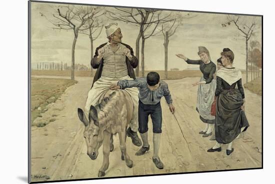 The Miller, His Son and the Donkey-Ferdinand Hodler-Mounted Giclee Print