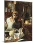 The Miller's Daughter-Antonio Mancini-Mounted Giclee Print