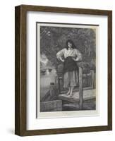The Miller's Daughter-George Adolphus Storey-Framed Giclee Print