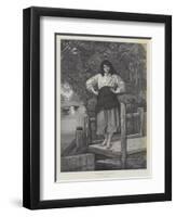 The Miller's Daughter-George Adolphus Storey-Framed Giclee Print