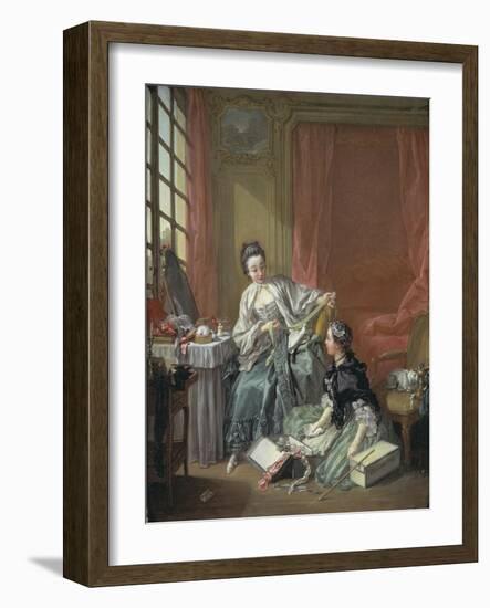 The Milliner, 1746-Francois Boucher-Framed Giclee Print