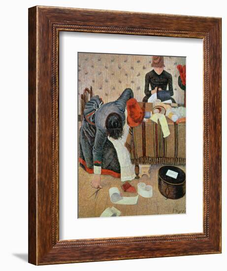 The Milliner, 1885-Paul Signac-Framed Giclee Print