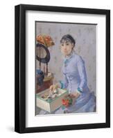 The Milliner, C.1877-Eva Gonzales-Framed Giclee Print