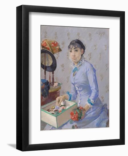 The Milliner, C.1877-Eva Gonzales-Framed Giclee Print