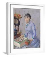 The Milliner, C.1877-Eva Gonzales-Framed Giclee Print