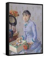 The Milliner, C.1877-Eva Gonzales-Framed Stretched Canvas