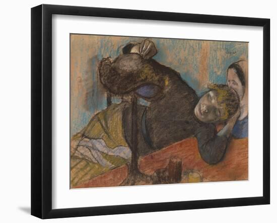 The Milliner, c.1882-Edgar Degas-Framed Giclee Print