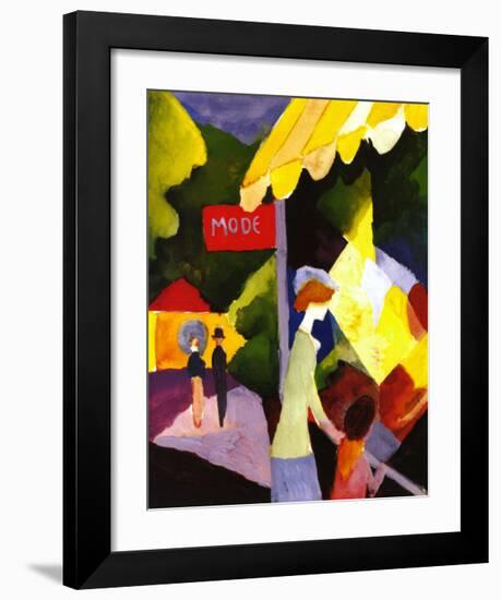 The Milliner's Shop Window-Auguste Macke-Framed Art Print