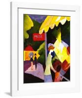 The Milliner's Shop Window-Auguste Macke-Framed Art Print