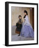 The Milliner-Odoardo Borrani-Framed Giclee Print