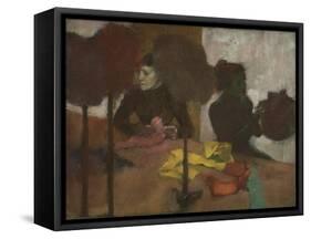 The Milliners, C.1882-1905-Edgar Degas-Framed Stretched Canvas