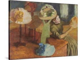 The Millinery Shop, 1879/86-Edgar Degas-Stretched Canvas