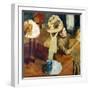 The Millinery Shop, 1879/86-Edgar Degas-Framed Art Print