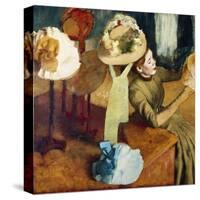 The Millinery Shop, 1879/86-Edgar Degas-Stretched Canvas