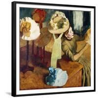 The Millinery Shop, 1879/86-Edgar Degas-Framed Premium Giclee Print