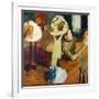 The Millinery Shop, 1879/86-Edgar Degas-Framed Art Print