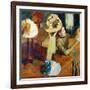 The Millinery Shop, 1879/86-Edgar Degas-Framed Art Print