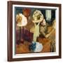 The Millinery Shop, 1879/86-Edgar Degas-Framed Art Print