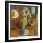 The Millinery Shop, 1879-86-Edgar Degas-Framed Giclee Print